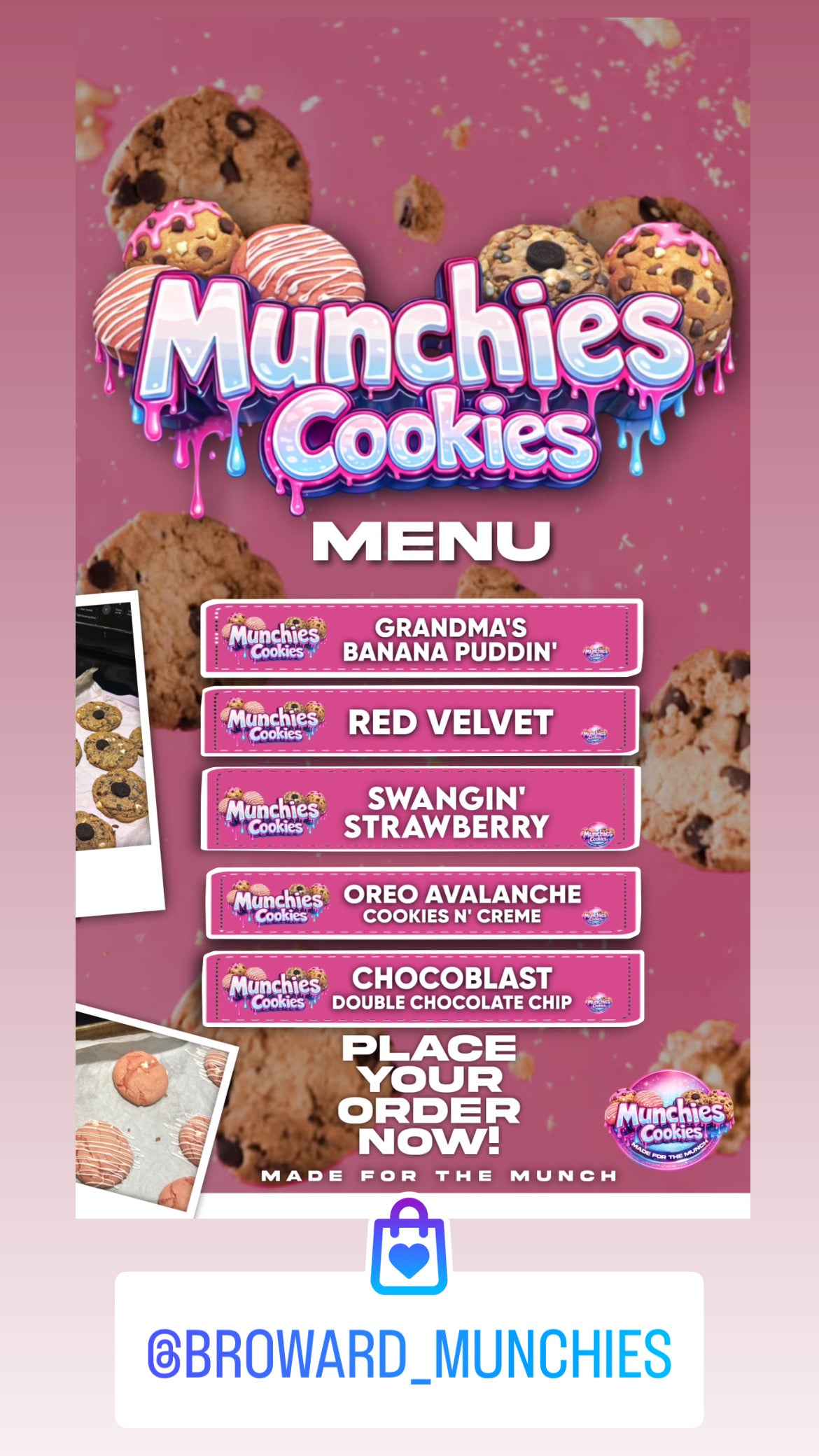 Cookie Menu Flavors